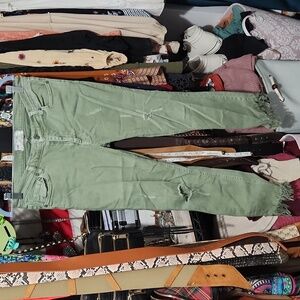 Free people frayed jeans 27